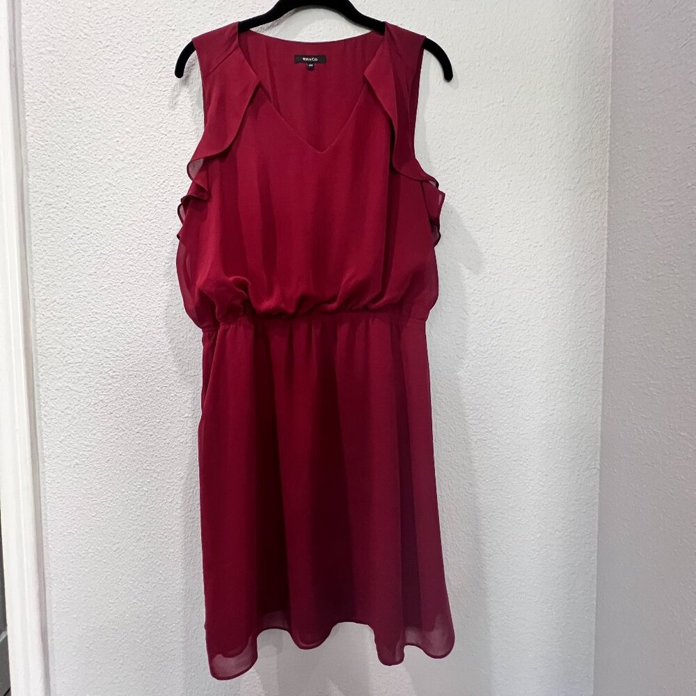 RW&CO Women's Maroon Dress
